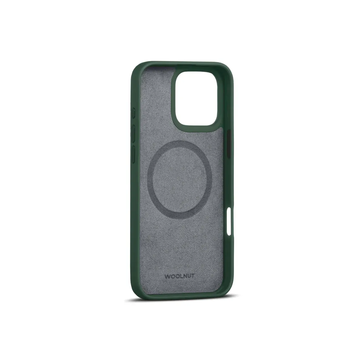 Woolnut kožna maska za iPhone 16 Pro Max - zelena — Woolnut kožna maska za iPhone 16 Pro Max - zelena