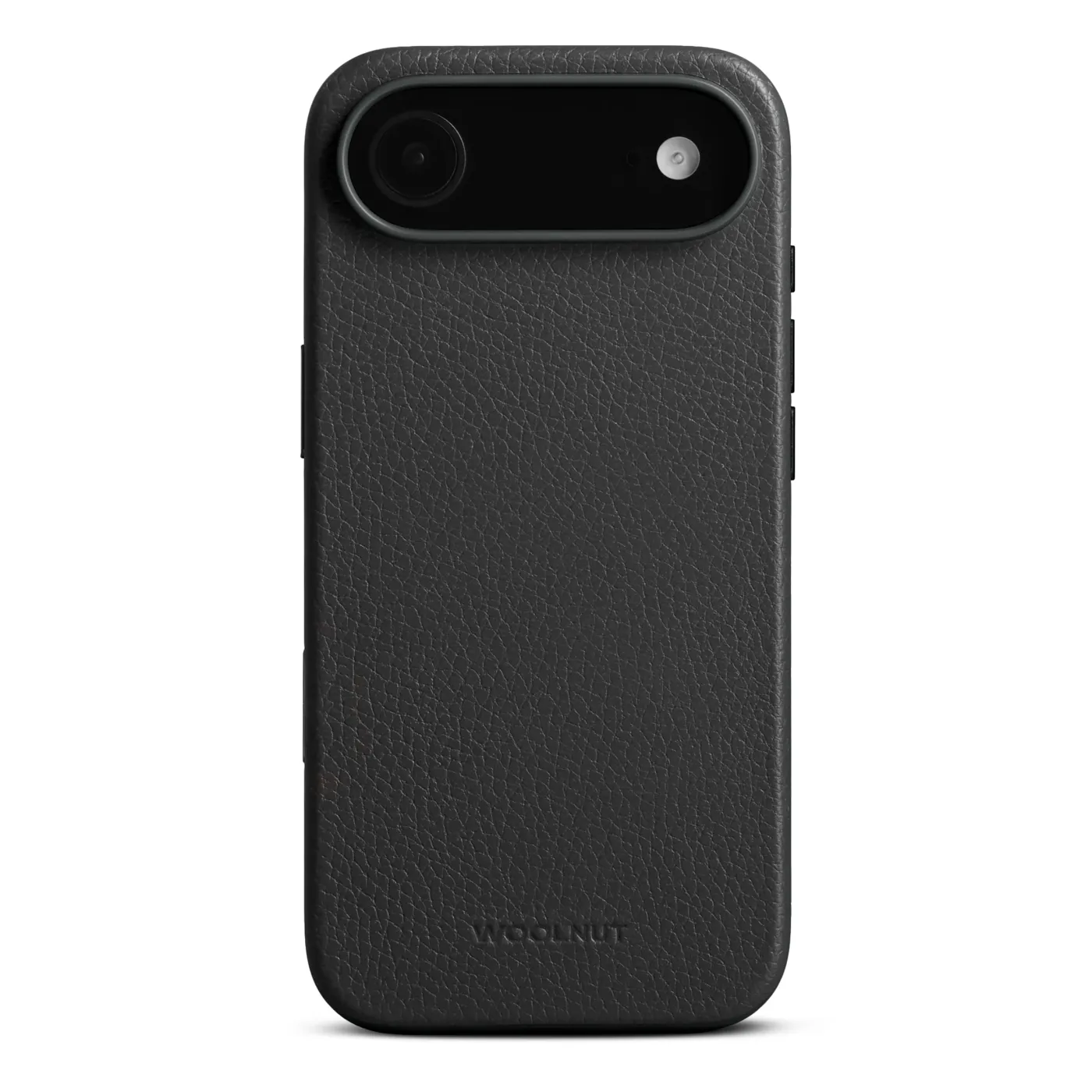 Woolnut kožna maska za iPhone 17 Air - crna — Woolnut kožna maska za iPhone 17 Air - crna