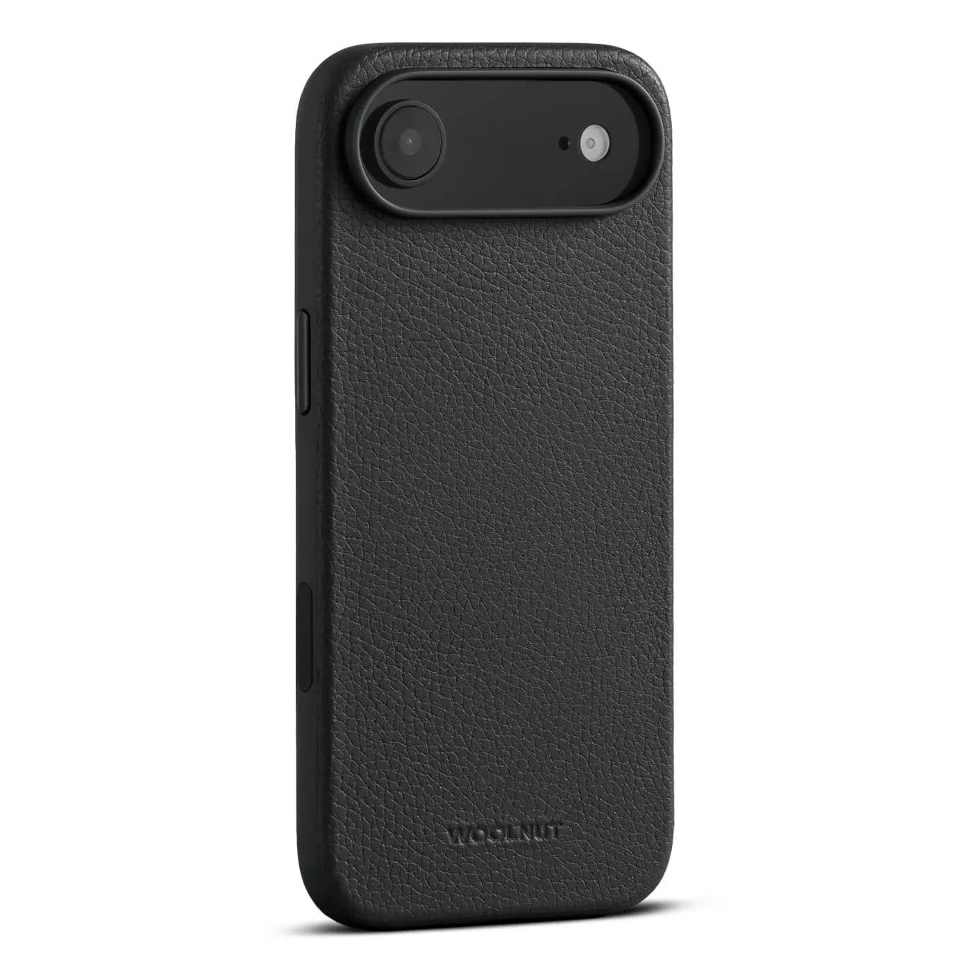 Woolnut kožna maska za iPhone 17 Air - crna — Woolnut kožna maska za iPhone 17 Air - crna
