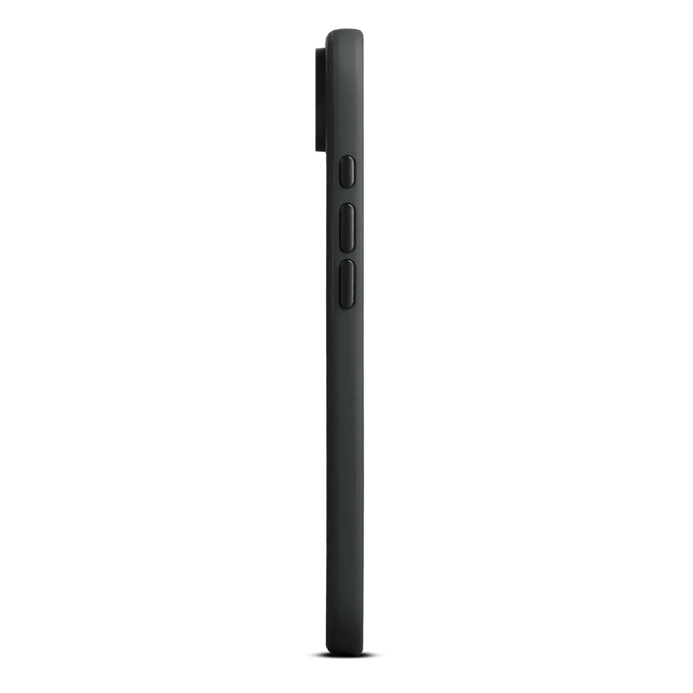 Woolnut kožna maska za iPhone 17 Air - crna — Woolnut kožna maska za iPhone 17 Air - crna