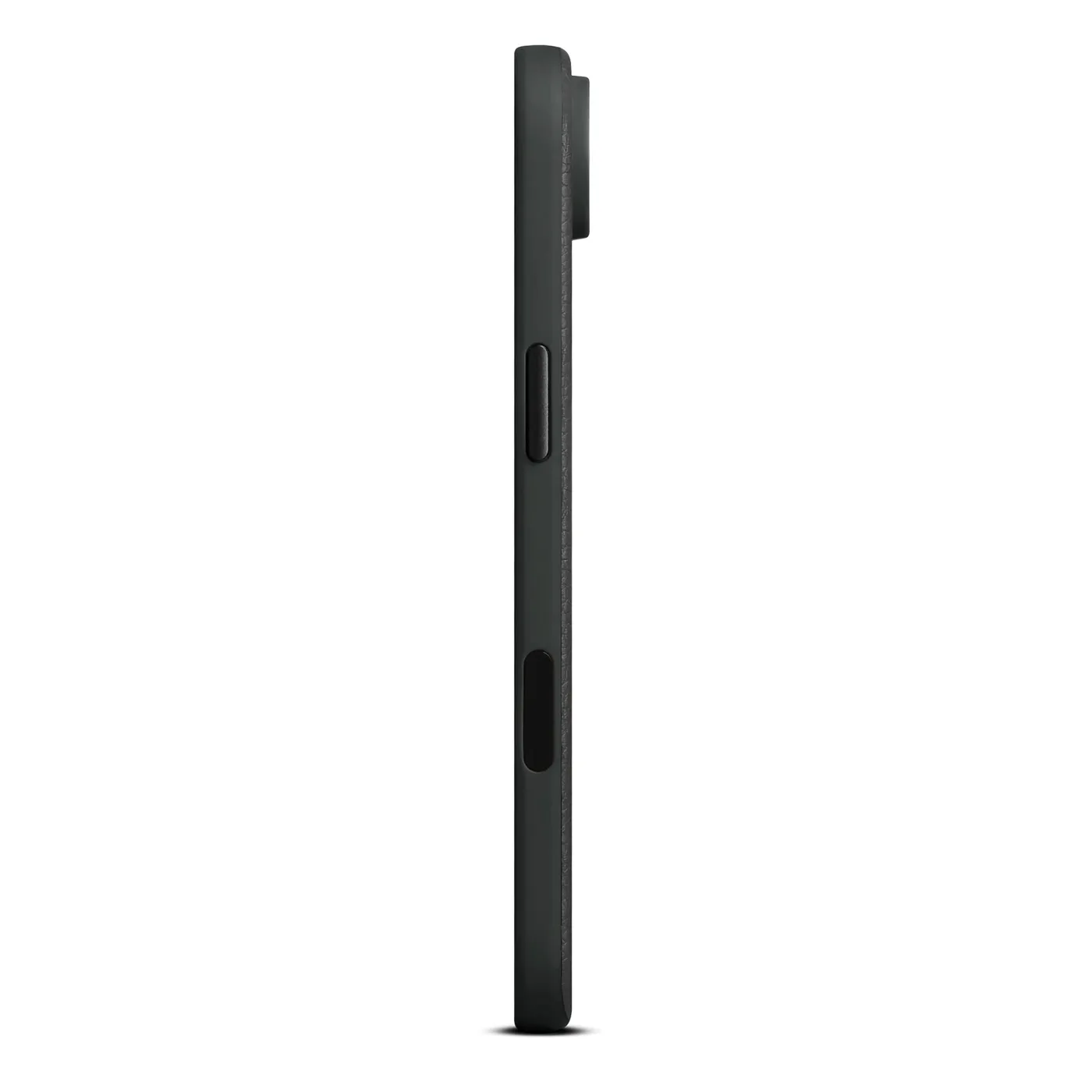 Woolnut kožna maska za iPhone 17 Air - crna — Woolnut kožna maska za iPhone 17 Air - crna