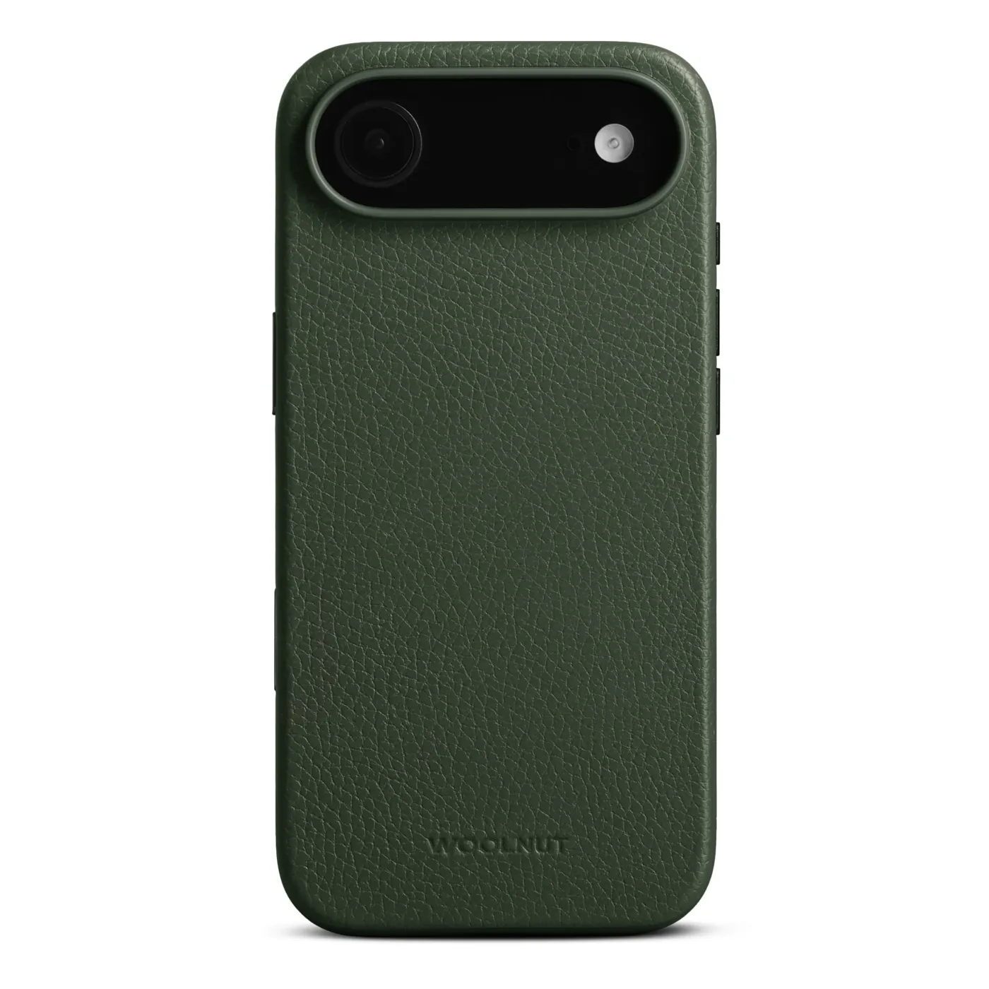 Woolnut kožna maska za iPhone 17 Air - zelena — Woolnut kožna maska za iPhone 17 Air - zelena