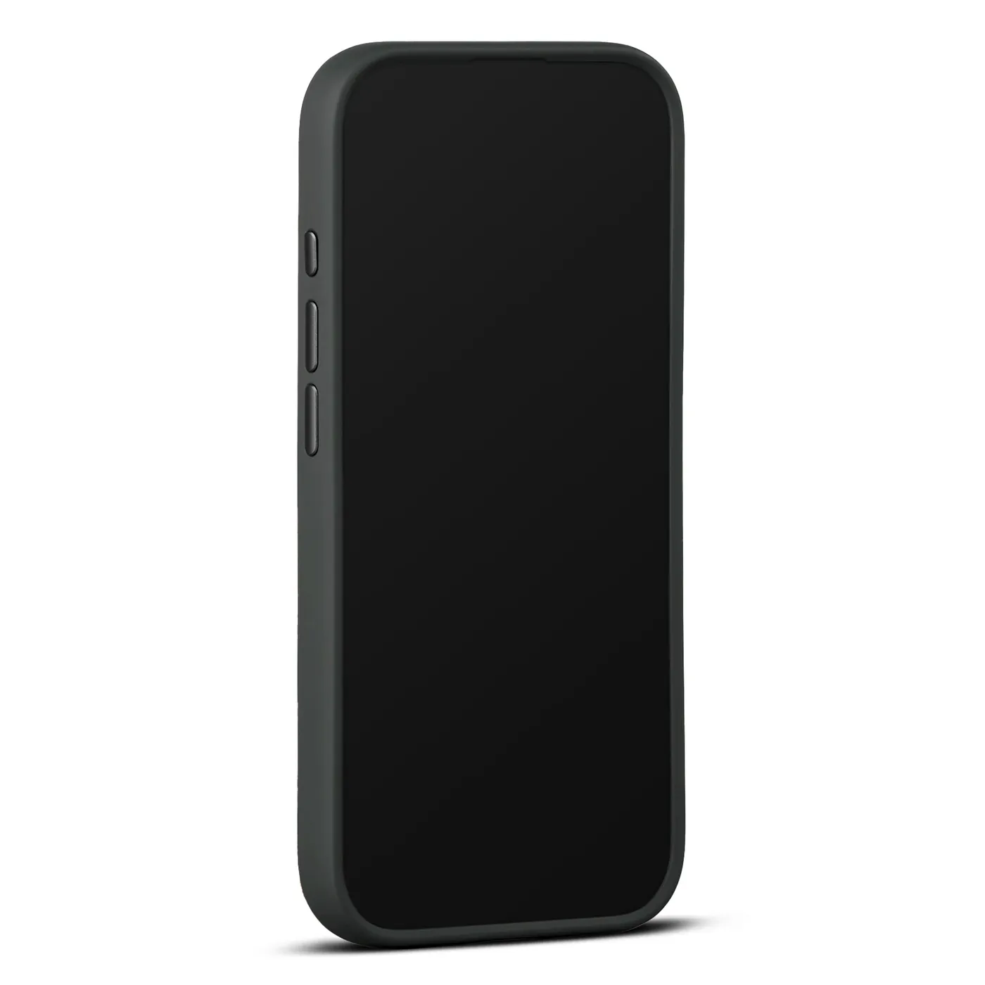Woolnut kožna maska za iPhone 17 - crna — Woolnut kožna maska za iPhone 17 - crna