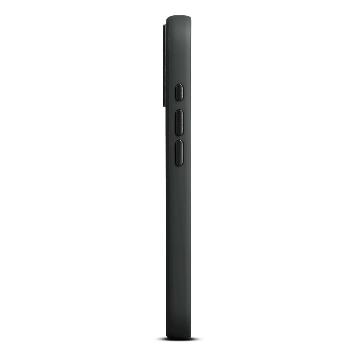 Woolnut kožna maska za iPhone 17 - crna — Woolnut kožna maska za iPhone 17 - crna