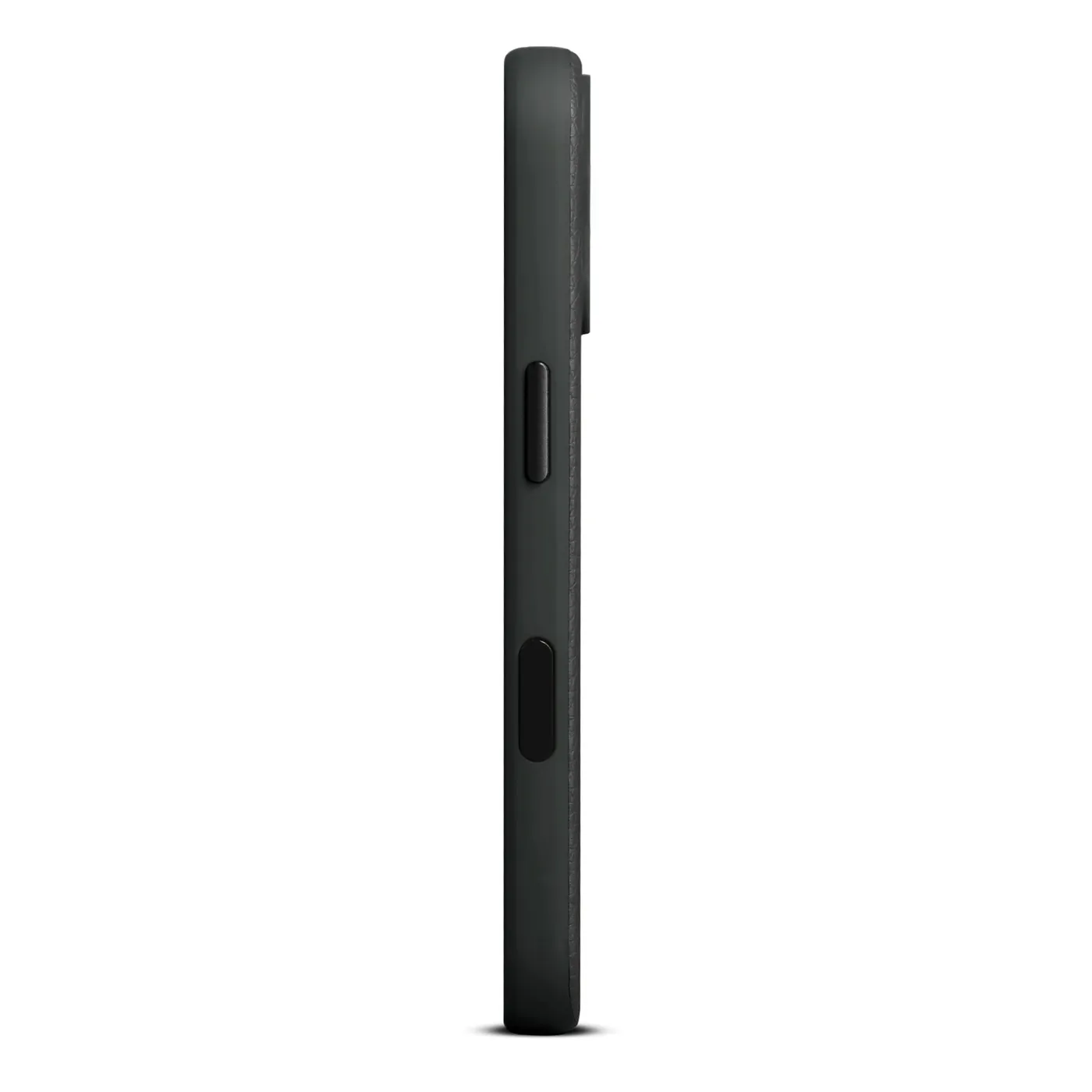 Woolnut kožna maska za iPhone 17 - crna — Woolnut kožna maska za iPhone 17 - crna