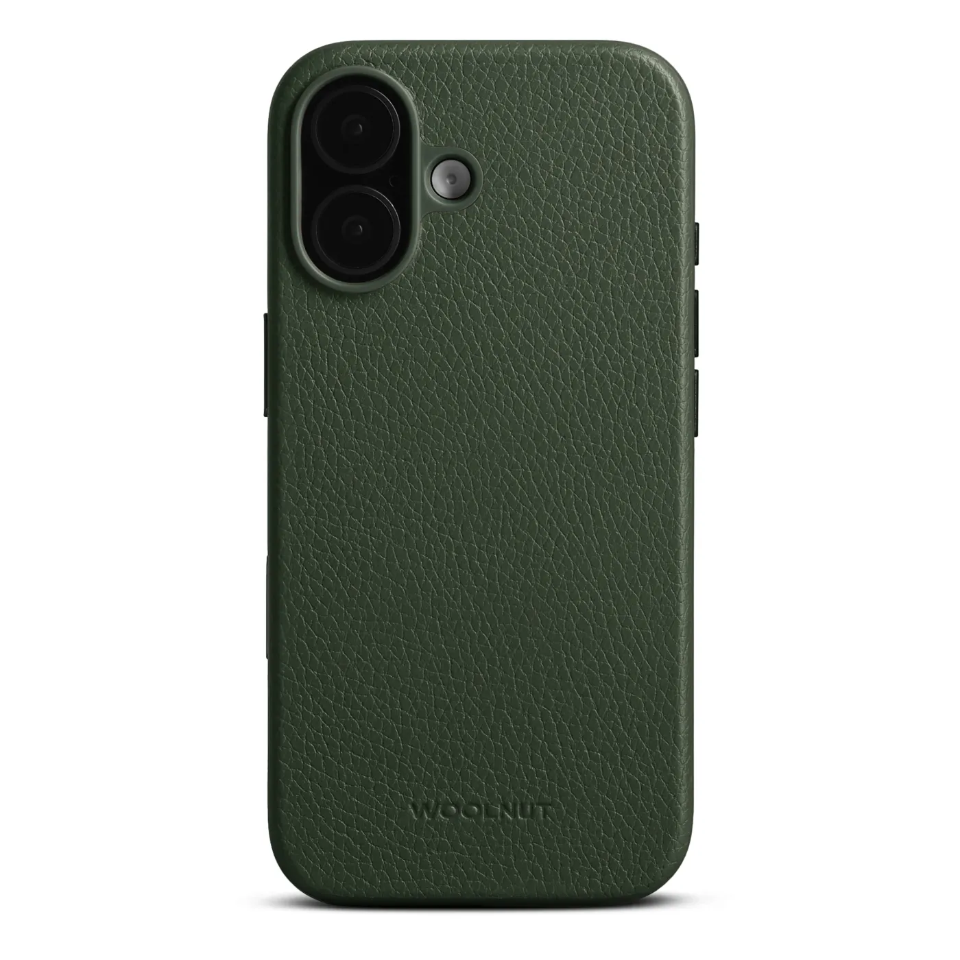 Woolnut kožna maska za iPhone 17 - zelena — Woolnut kožna maska za iPhone 17 - zelena