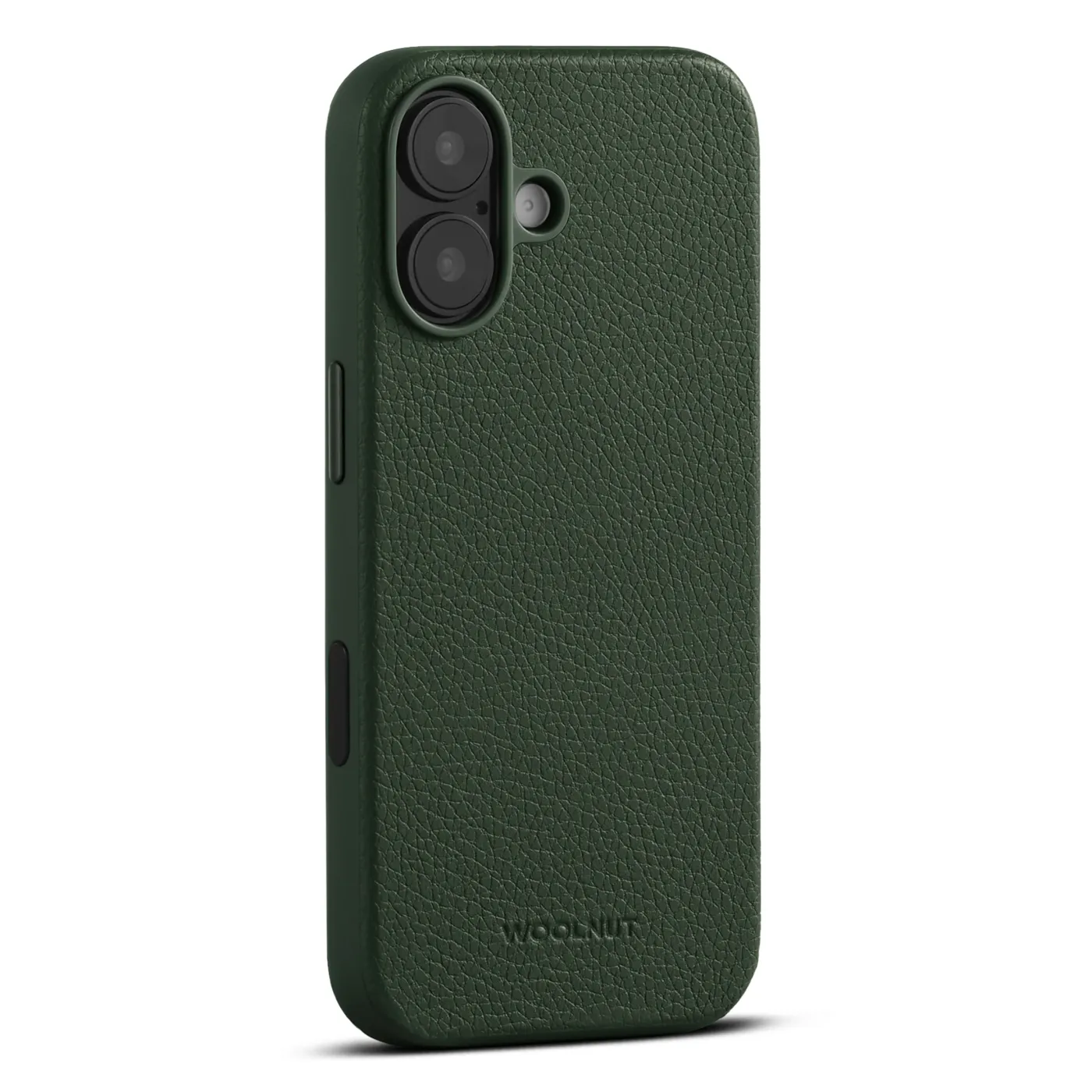 Woolnut kožna maska za iPhone 17 - zelena — Woolnut kožna maska za iPhone 17 - zelena