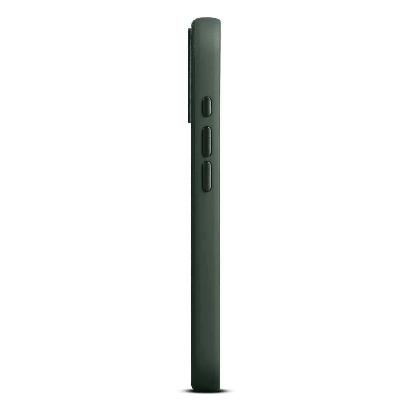 Woolnut kožna maska za iPhone 17 - zelena — Woolnut kožna maska za iPhone 17 - zelena