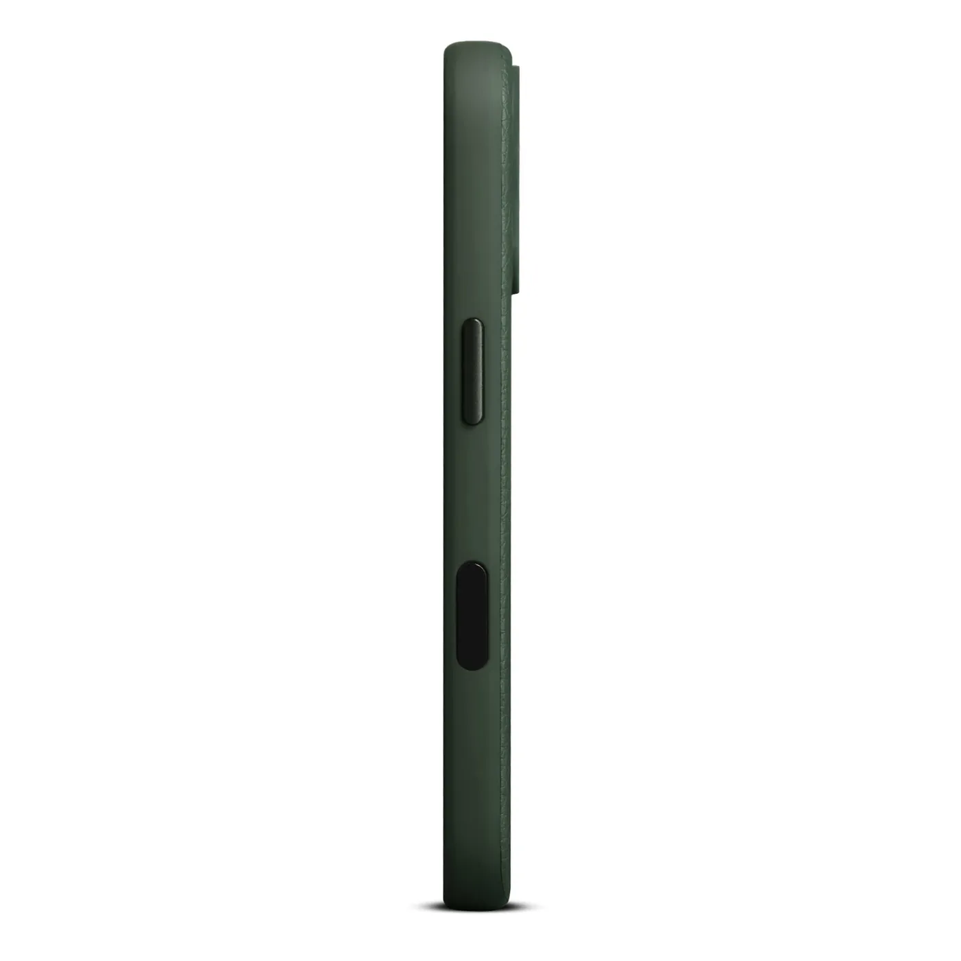 Woolnut kožna maska za iPhone 17 - zelena — Woolnut kožna maska za iPhone 17 - zelena