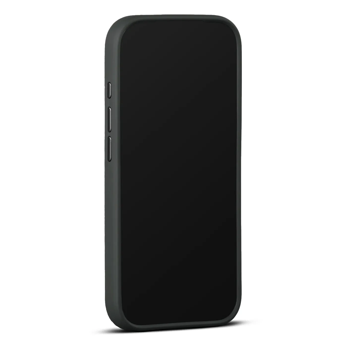 Woolnut kožna maska za iPhone 17 Pro - crna — Woolnut kožna maska za iPhone 17 Pro - crna