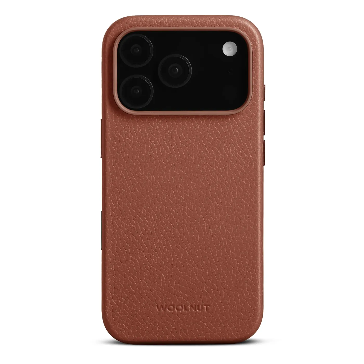 Woolnut kožna maska za iPhone 17 Pro - konjak — Woolnut kožna maska za iPhone 17 Pro - konjak