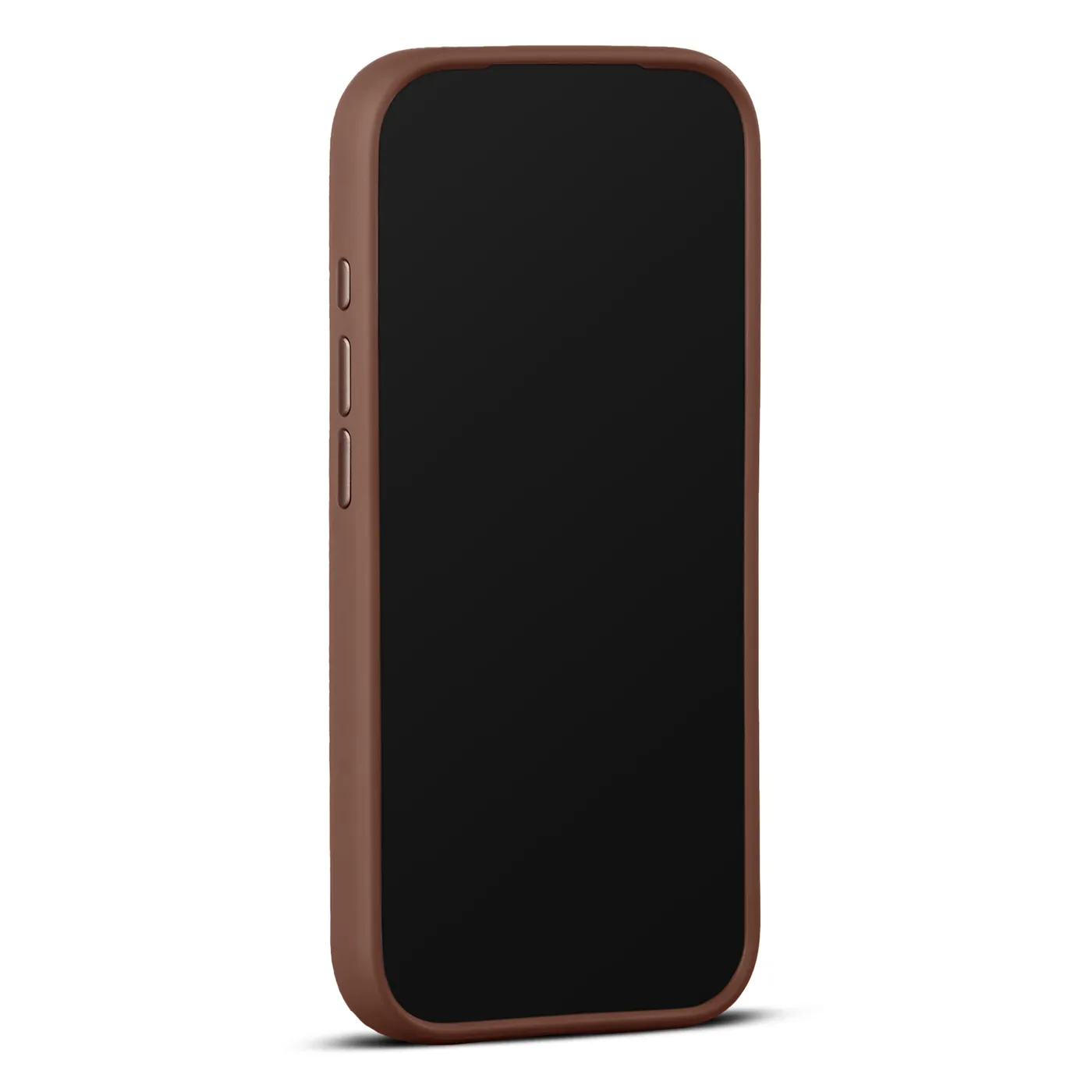 Woolnut kožna maska za iPhone 17 Pro - konjak — Woolnut kožna maska za iPhone 17 Pro - konjak