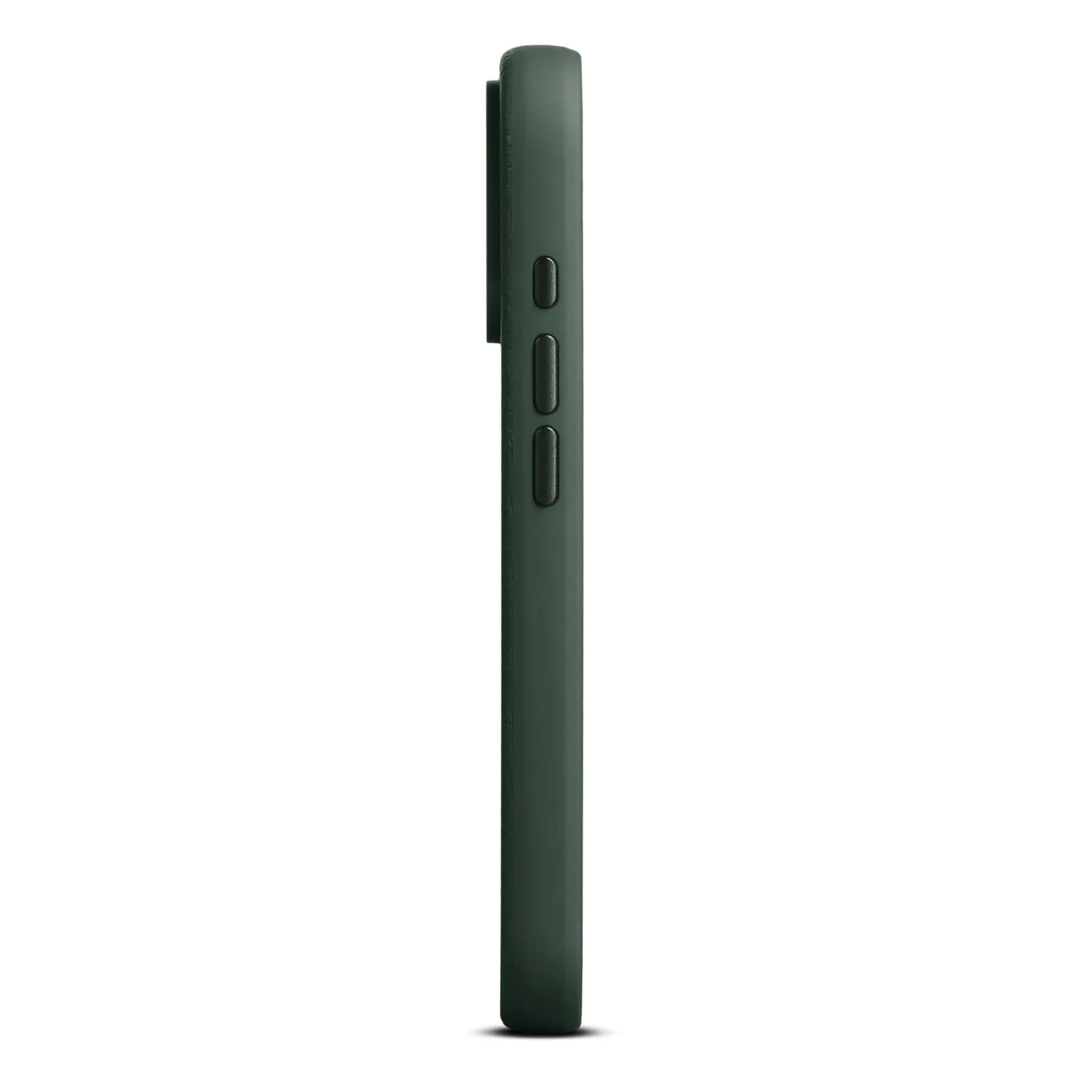 Woolnut kožna maska za iPhone 17 Pro - zelena — Woolnut kožna maska za iPhone 17 Pro - zelena