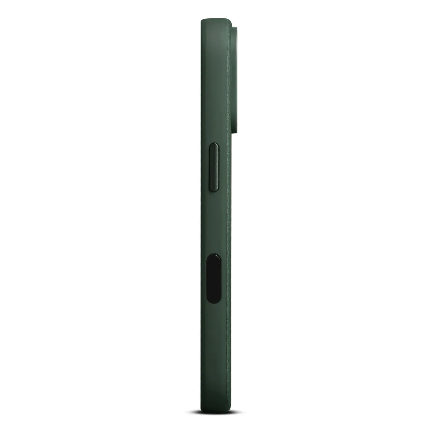 Woolnut kožna maska za iPhone 17 Pro - zelena — Woolnut kožna maska za iPhone 17 Pro - zelena