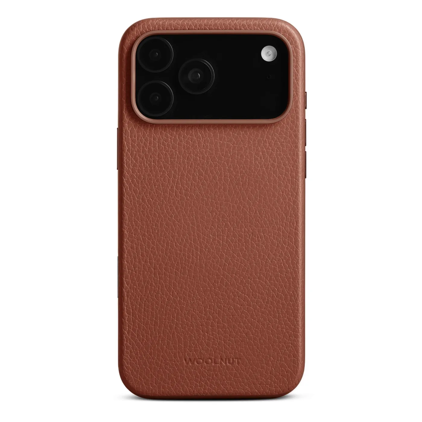 Woolnut kožna maska za iPhone 17 Pro Max - konjak — Woolnut kožna maska za iPhone 17 Pro Max - konjak