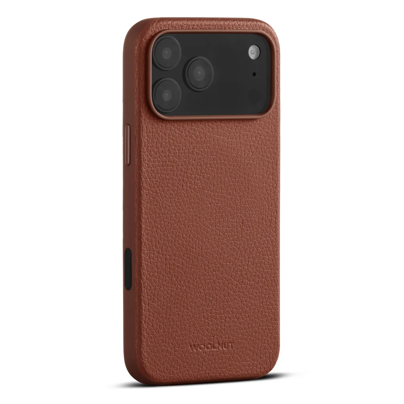 Woolnut kožna maska za iPhone 17 Pro Max - konjak — Woolnut kožna maska za iPhone 17 Pro Max - konjak