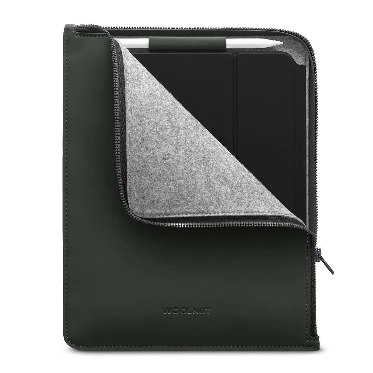 WOOLNUT mat futrola za iPad Pro 11" i iPad Air - zelena — WOOLNUT mat futrola za iPad Pro 11" i iPad Air - zelena