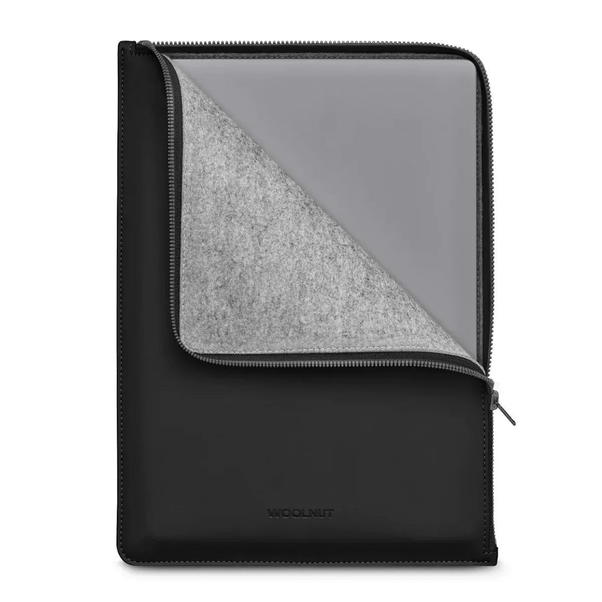 WOOLNUT presvučena futrola za MacBook Pro 16" - crna — WOOLNUT presvučena futrola za MacBook Pro 16" - crna