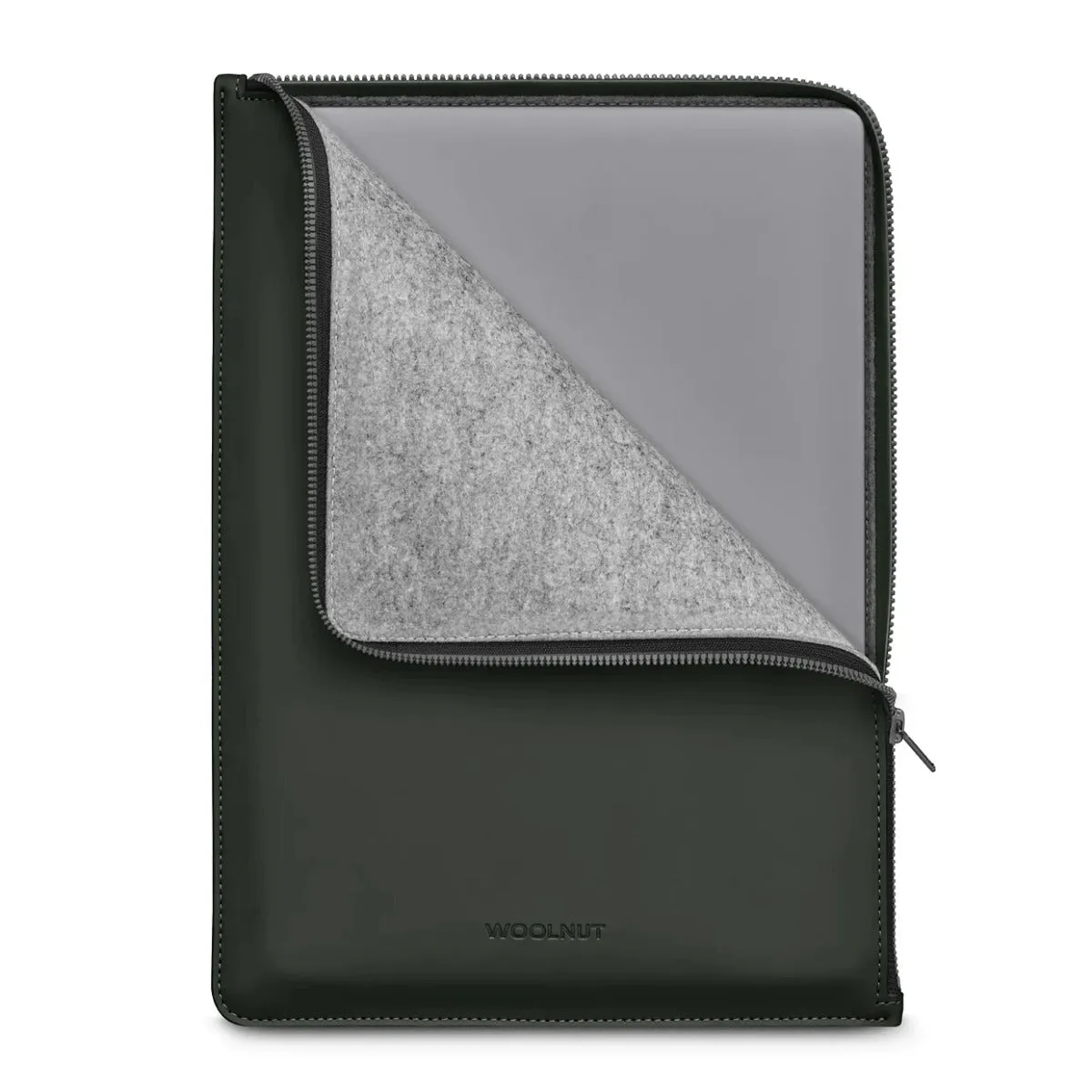 WOOLNUT presvučena futrola za MacBook Pro 14" - zelena — WOOLNUT presvučena futrola za MacBook Pro 14" - zelena