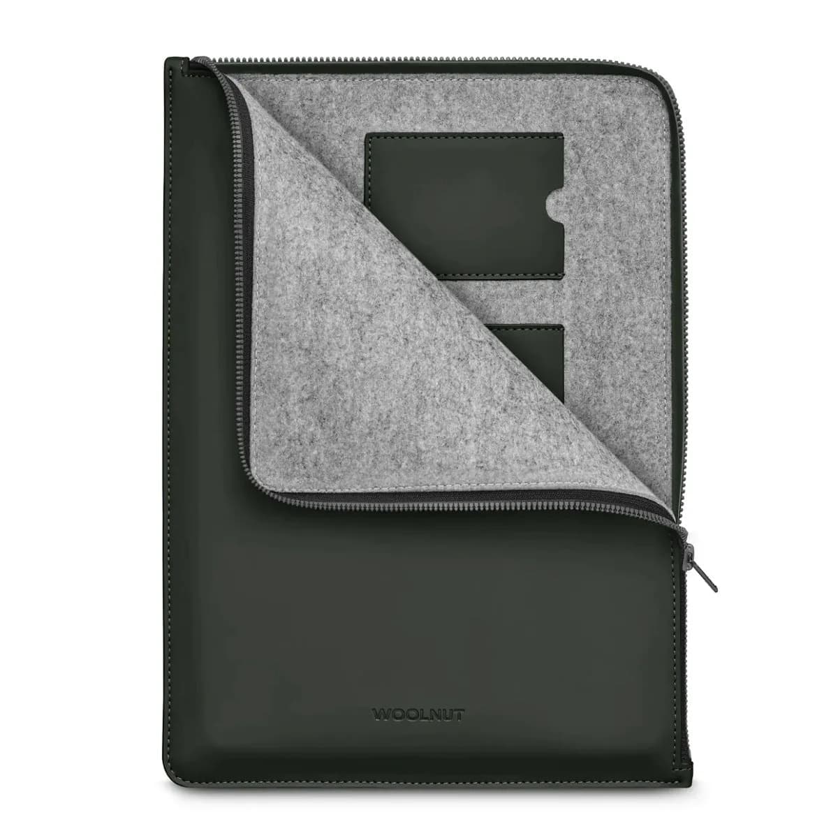 WOOLNUT presvučena futrola za MacBook Pro 14" - zelena — WOOLNUT presvučena futrola za MacBook Pro 14" - zelena