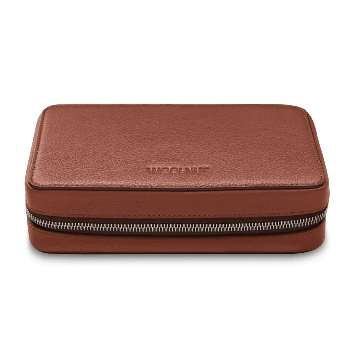 WOOLNUT kožni organizator za dodatke - konjak — WOOLNUT kožni organizator za dodatke - konjak