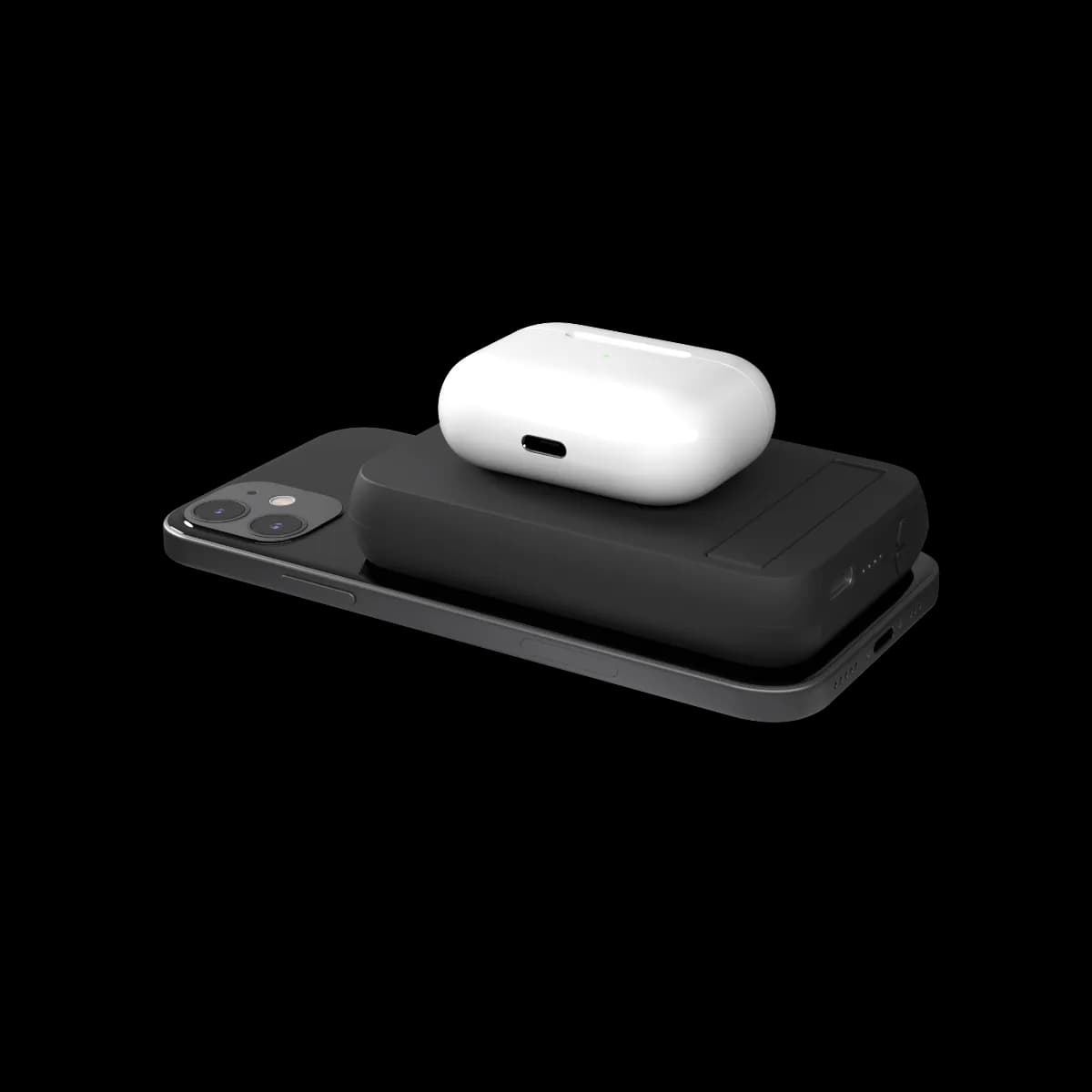 ZENS magnetna dvostruka power banka (s postoljem) - MagSafe kompatibilna — ZENS magnetna dvostruka power banka (s postoljem) - MagSafe kompatibilna