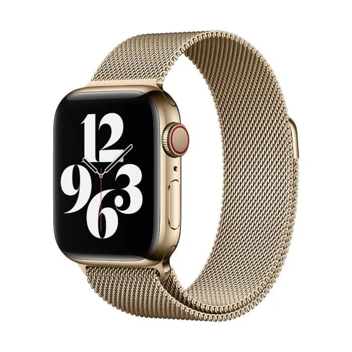 EPICO MILANESE BAND FOR APPLE WATCH 38/40/41 mm - zlatna — EPICO MILANESE BAND FOR APPLE WATCH 38/40/41 mm - zlatna
