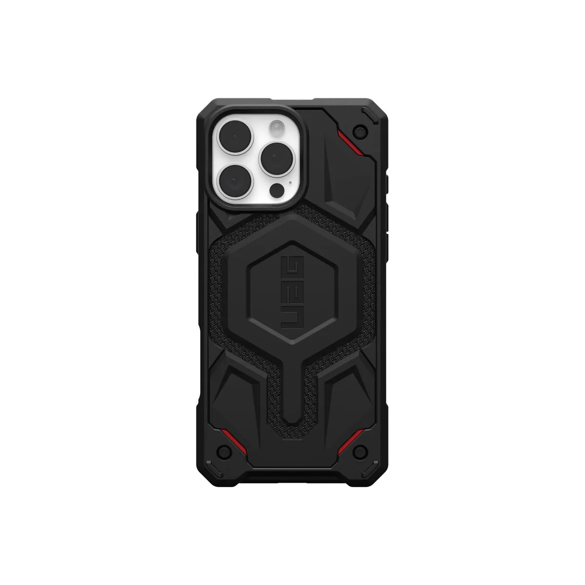 UAG Monarch Pro maska s MagSafe - iPhone 16 Pro Max - kevlar crna — UAG Monarch Pro maska s MagSafe - iPhone 16 Pro Max - kevlar crna