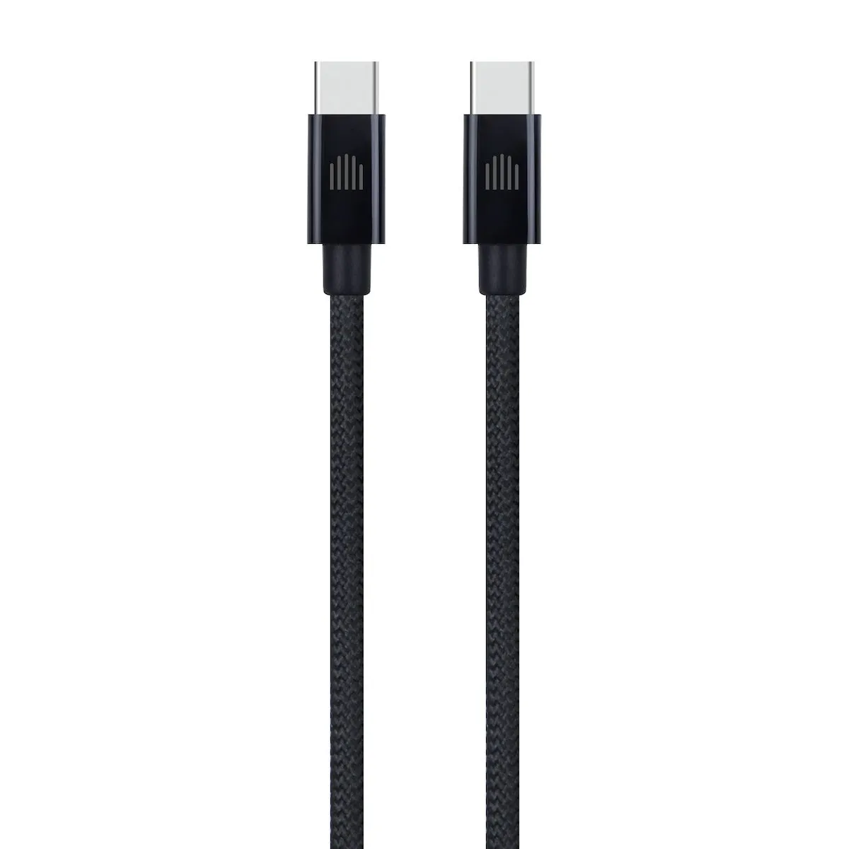 Dviced Cable USB-C to USB-C Nylon Textile 1,25m - crni — Dviced Cable USB-C to USB-C Nylon Textile 1,25m - crni