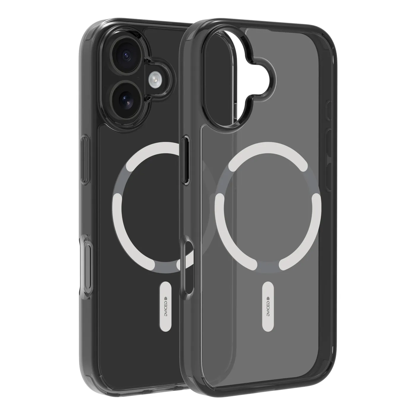 Dviced zatamnjena MagSafe maskica za iPhone 17 - srebrna — Dviced zatamnjena MagSafe maskica za iPhone 17 - srebrna