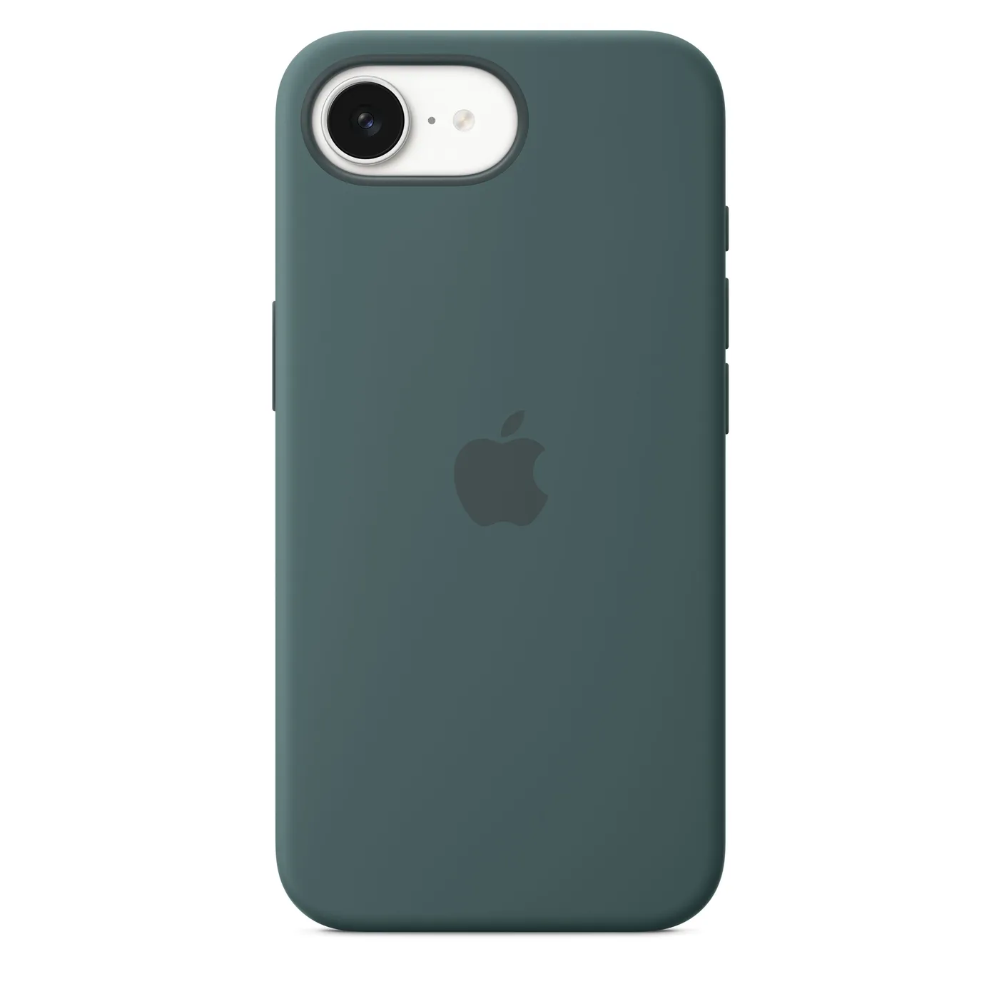 iPhone 16e silikonska maska - jezerska zelena — iPhone 16e silikonska maska - jezerska zelena