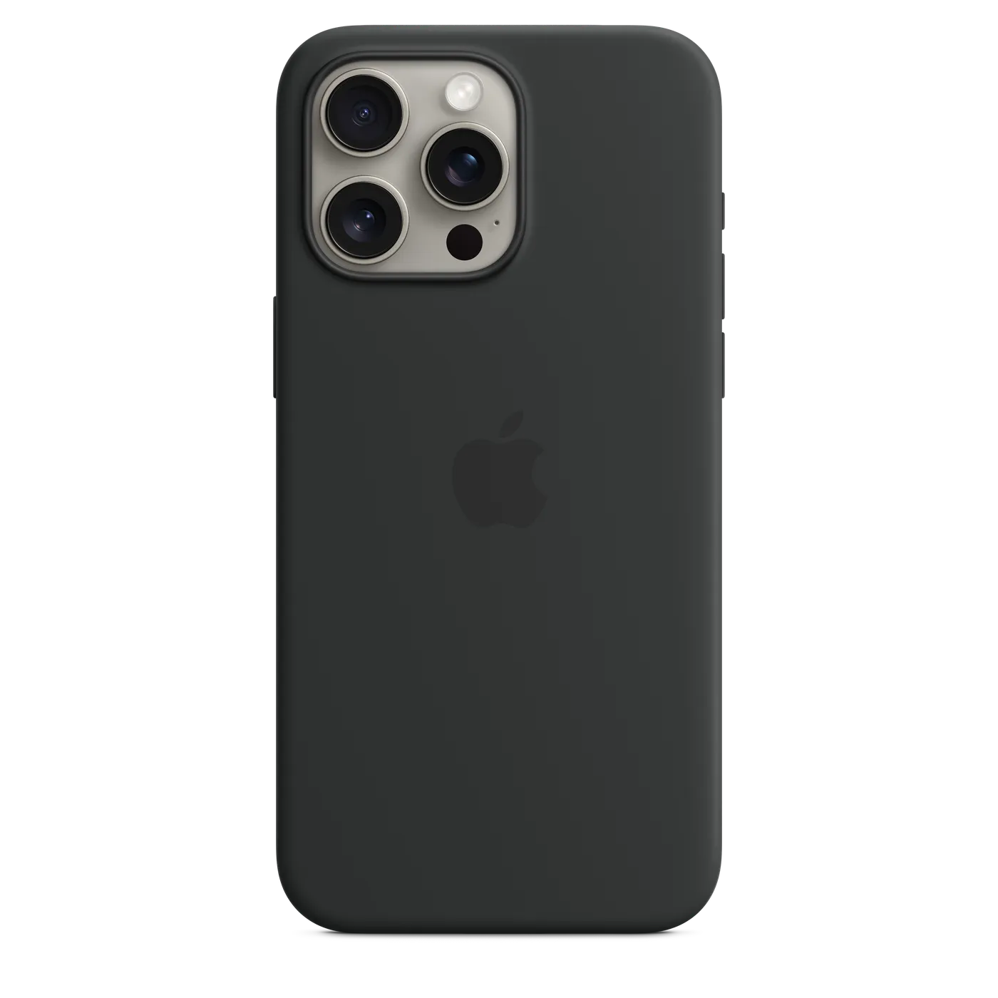 iPhone 15 Pro Max Silicone Case with MagSafe — Noir