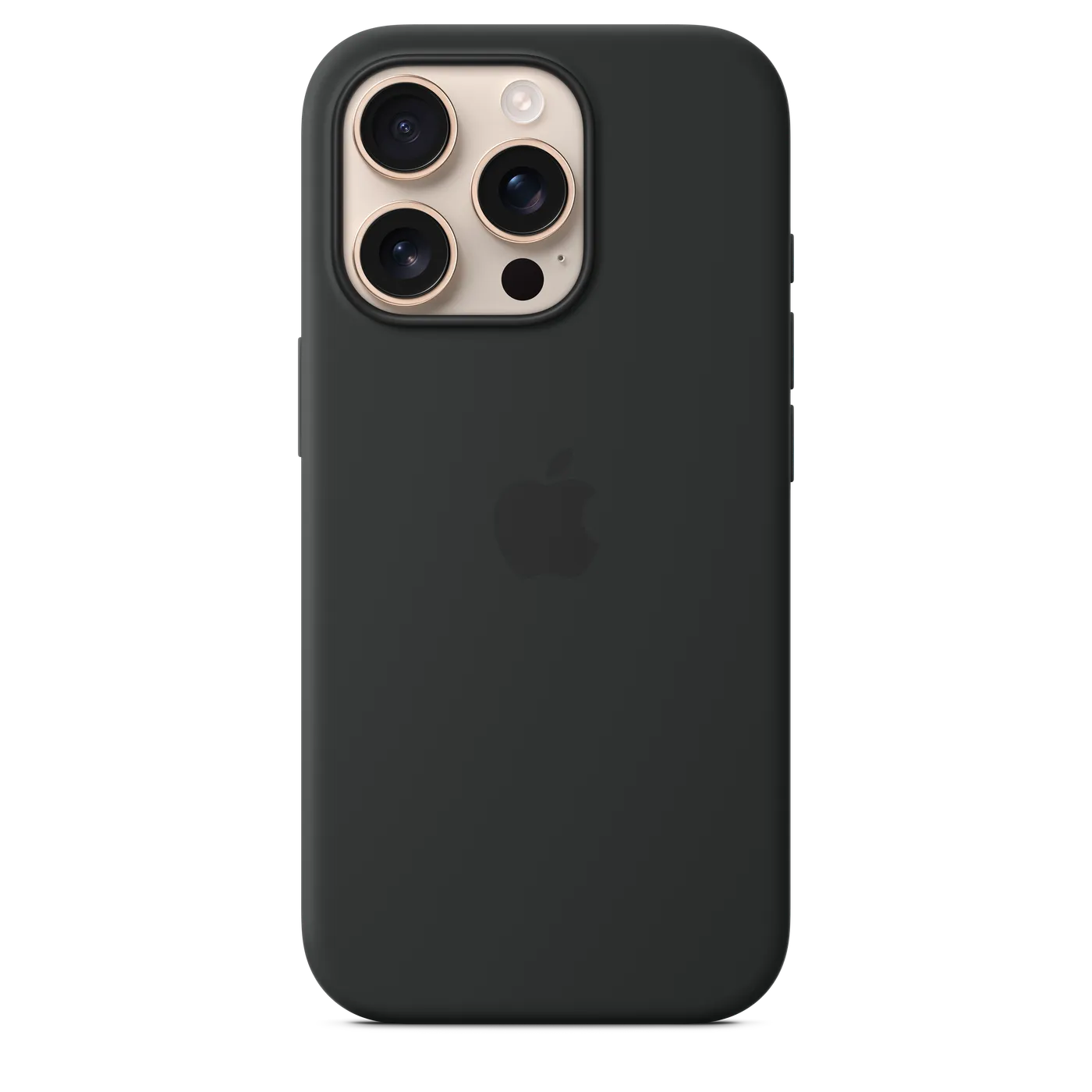 iPhone 16 Pro Silicone Case with MagSafe — Noir