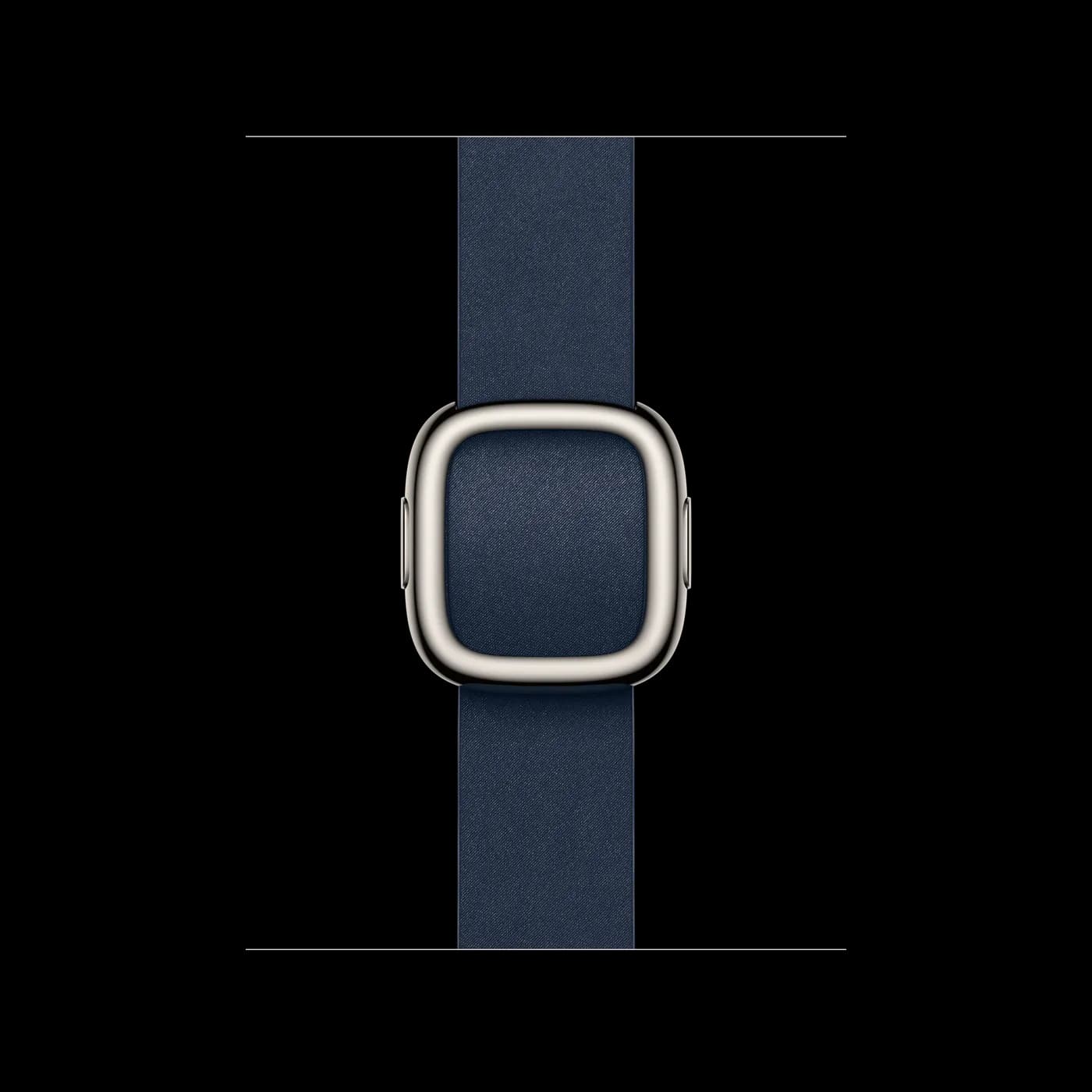 2024 Apple Watch Modern Buckle — Bleu intense · Petit