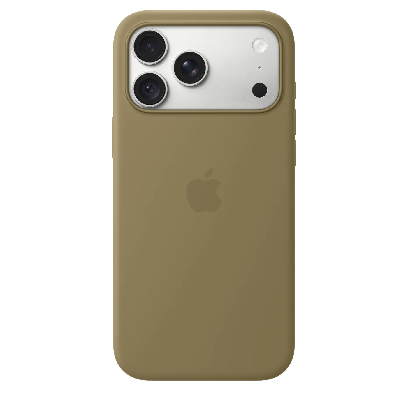 iPhone 18 Pro Max Silicone Case with MagSafe - Olive — iPhone 18 Pro Max Silicone Case with MagSafe - Olive