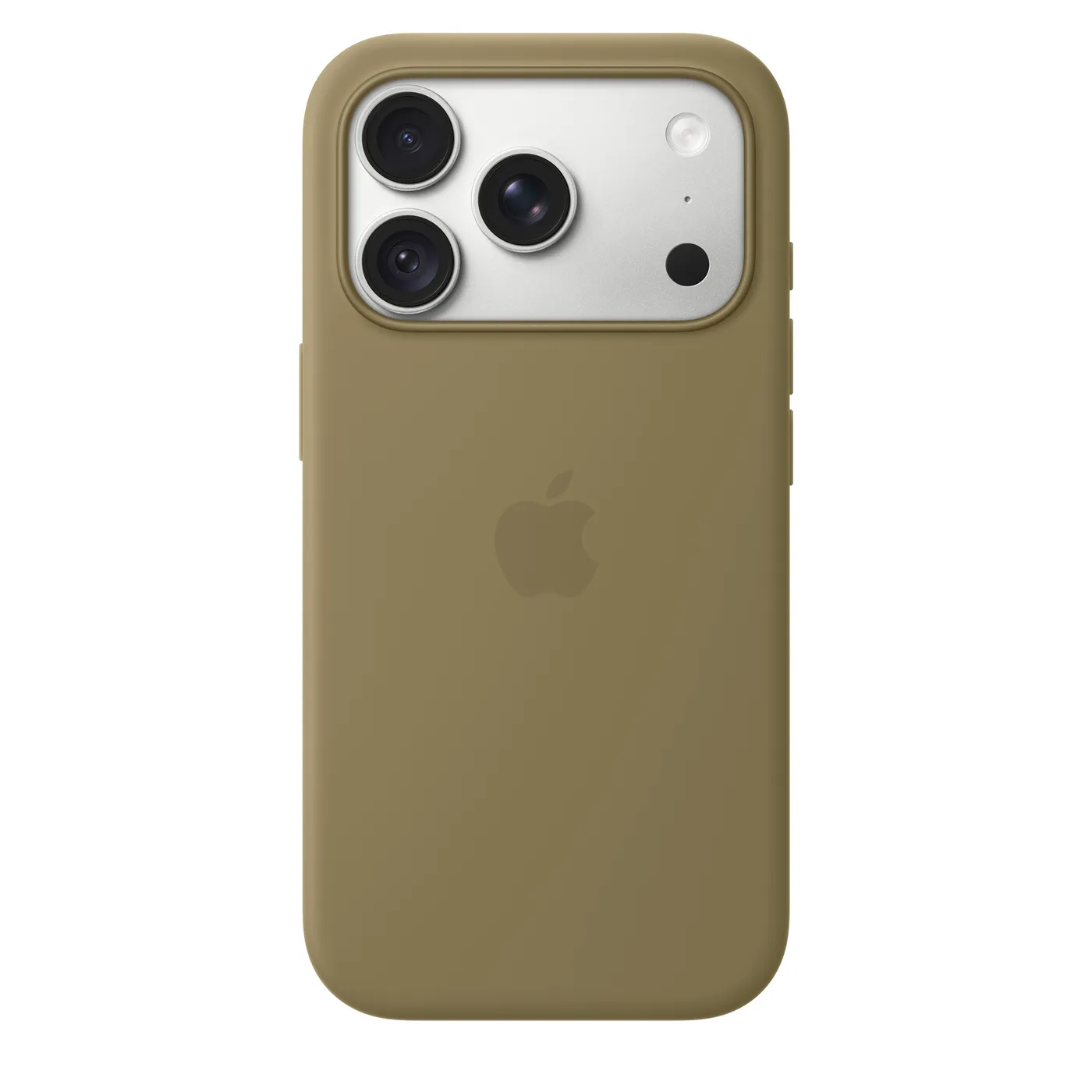 iPhone 18 Pro Silicone Case with MagSafe - Olive — iPhone 18 Pro Silicone Case with MagSafe - Olive