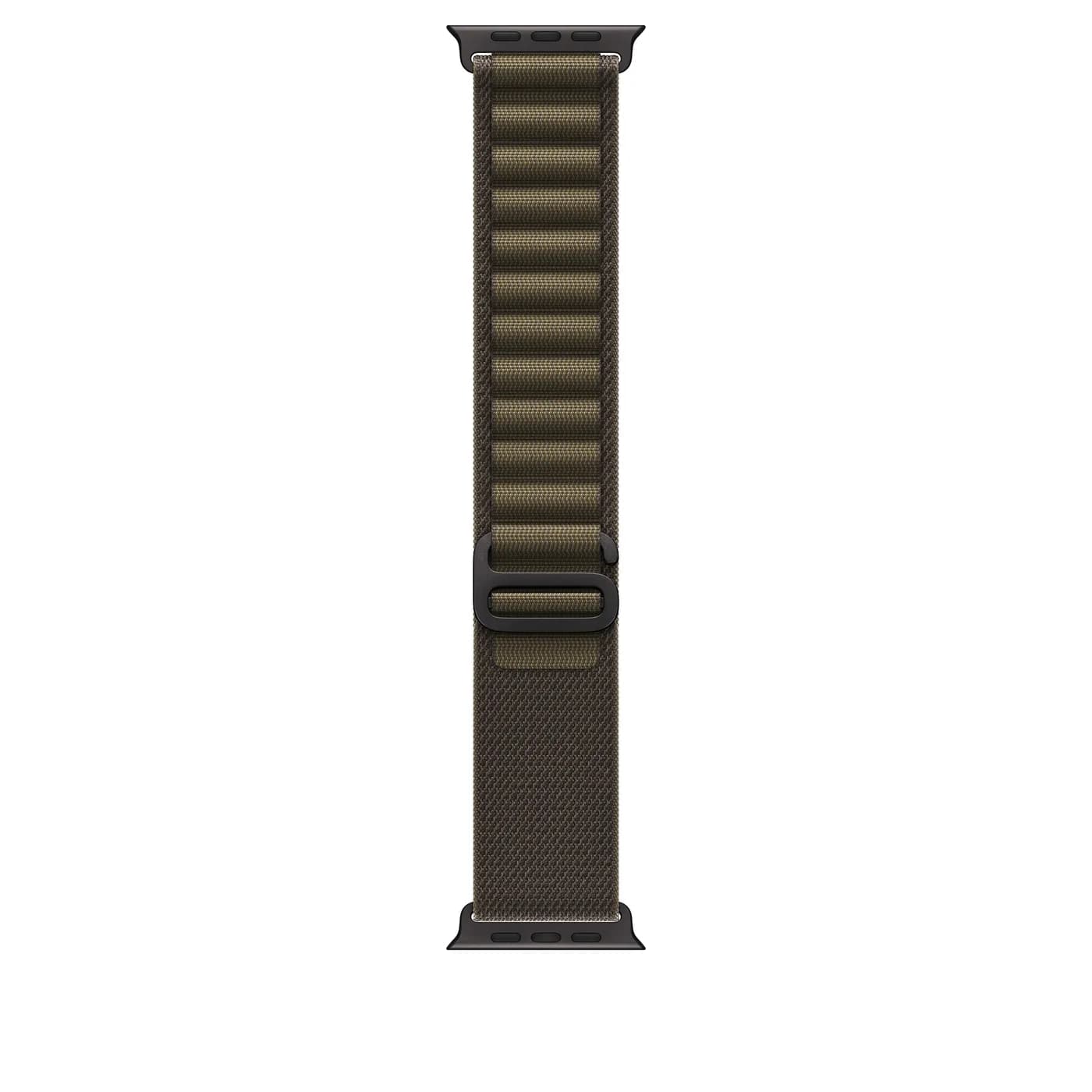 49mm Dark Olive Alpine Loop - Medium - Black Titanium Finish — 49mm Dark Olive Alpine Loop - Medium - Black Titanium Finish