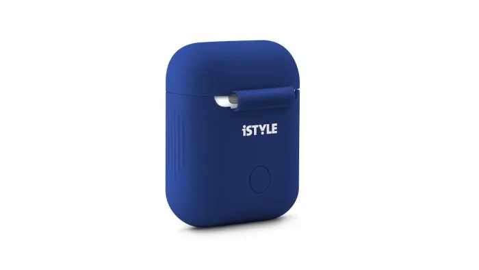 iSTYLE SILICONE COVER AirPods - plava — iSTYLE SILICONE COVER AirPods - plava