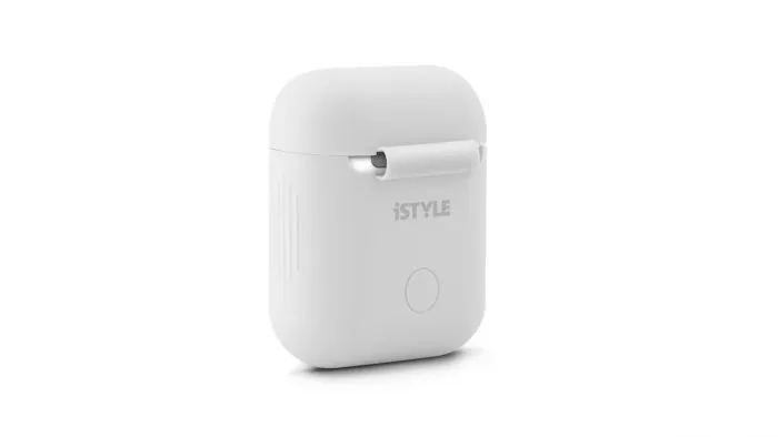 iSTYLE SILICONE COVER AirPods - bijela — iSTYLE SILICONE COVER AirPods - bijela