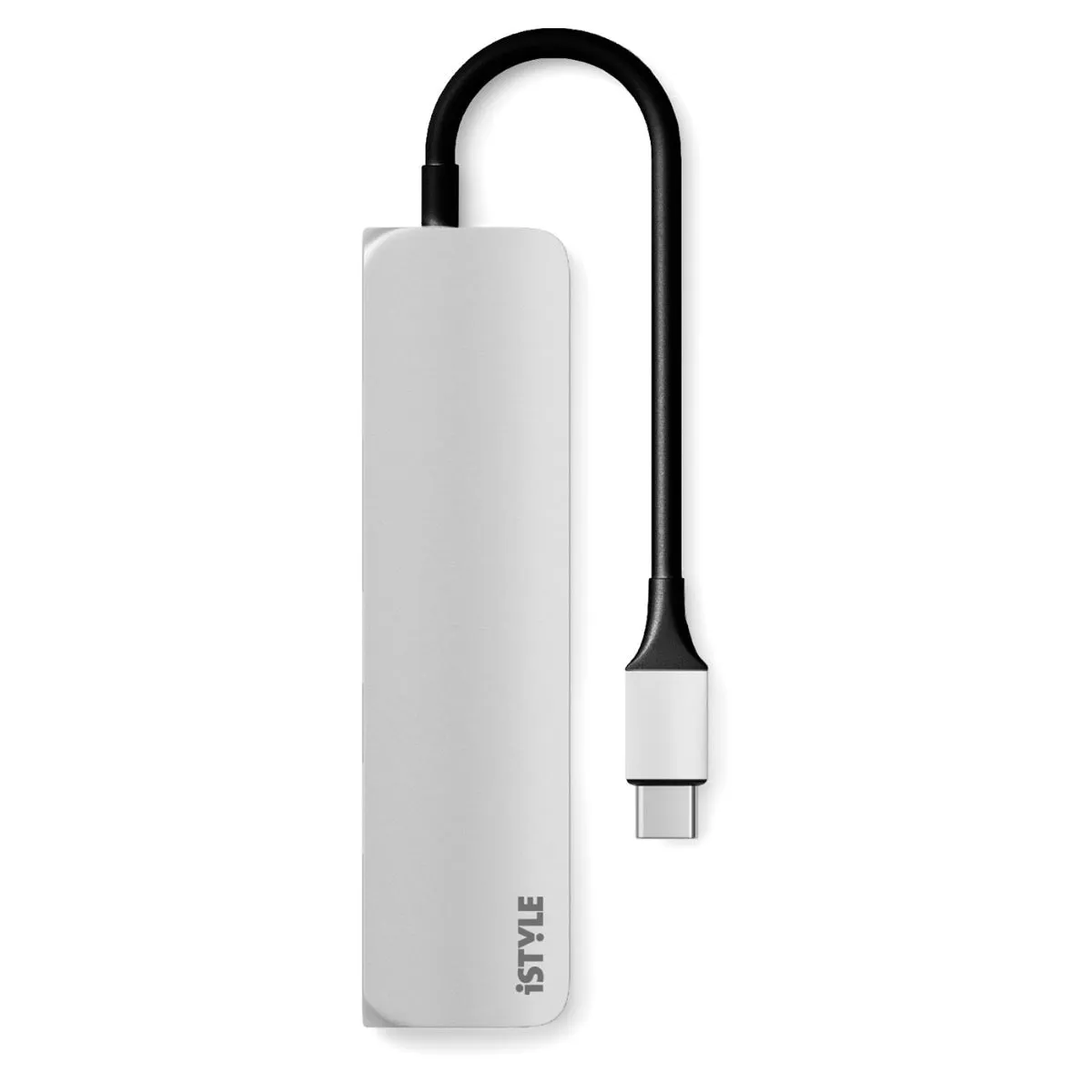iSTYLE USB Type-C HUB 4K HDMI - srebrna/crna — iSTYLE USB Type-C HUB 4K HDMI - srebrna/crna