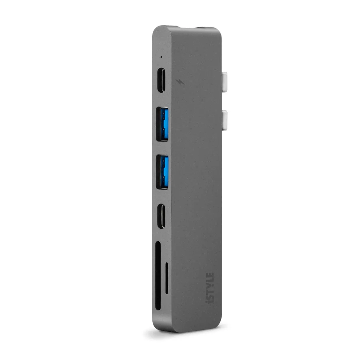 iSTYLE USB Type-C HUB PRO - svemirski siva/crna — iSTYLE USB Type-C HUB PRO - svemirski siva/crna