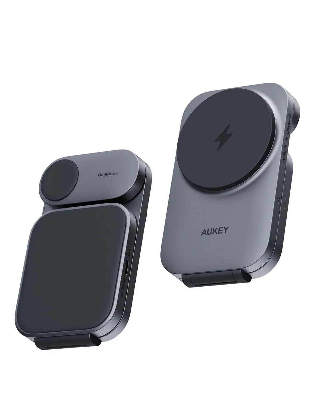 AUKEY MagFusion Z Qi2 3-in-1 Foldable Magnetic Fast Wireless Charging Station — AUKEY MagFusion Z Qi2 3-in-1 Foldable Magnetic Fast Wireless Charging Station