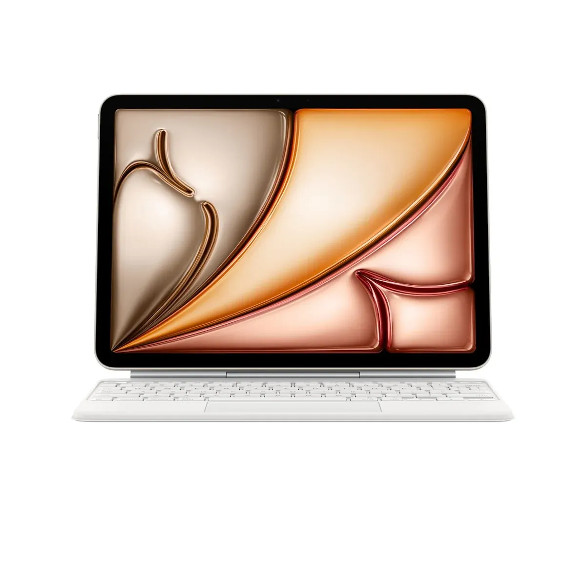 Magic Keyboard for iPad Air 11‑inch (M3) — Blanc · Croate (QWERTZ)