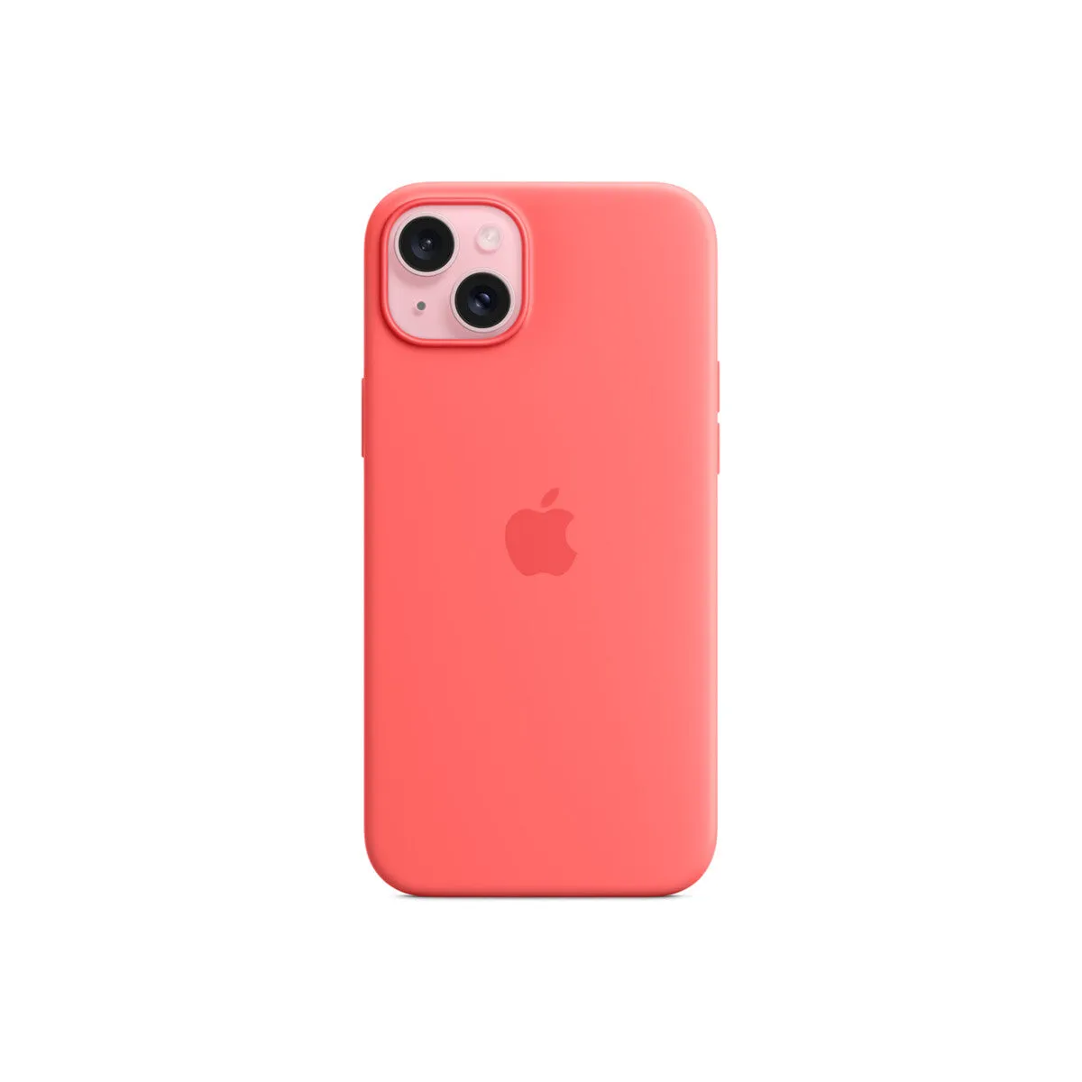 Apple silikonska maska za iPhone 15 Plus s MagSafe - guava — Apple silikonska maska za iPhone 15 Plus s MagSafe - guava