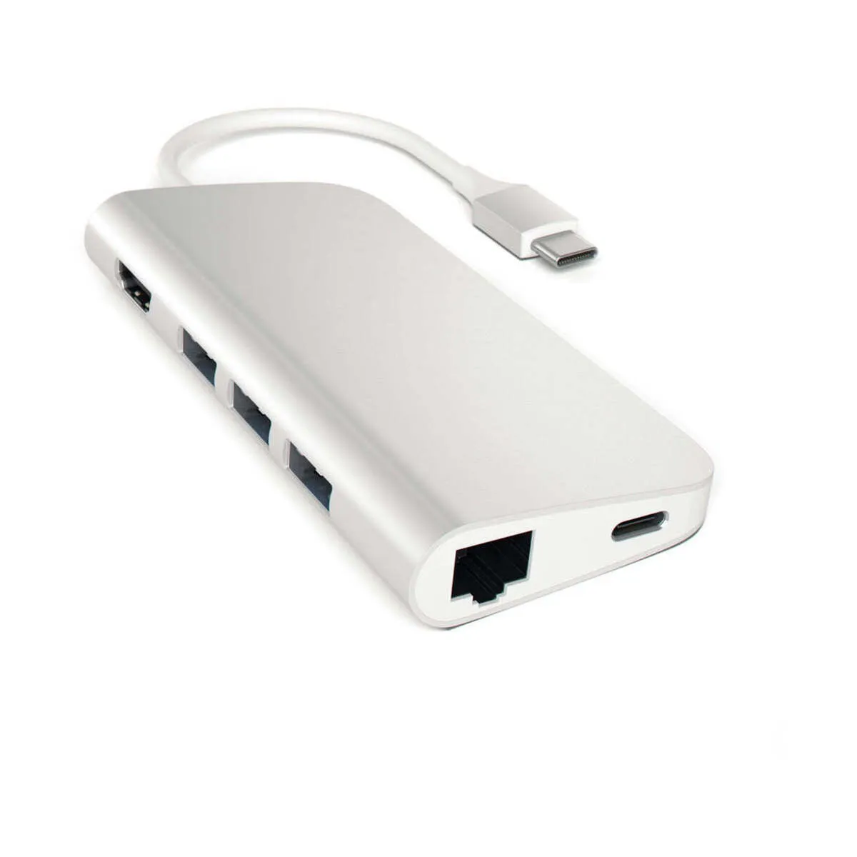 Satechi Type-C Multi-Port 4K Adapter - srebrna — Satechi Type-C Multi-Port 4K Adapter - srebrna