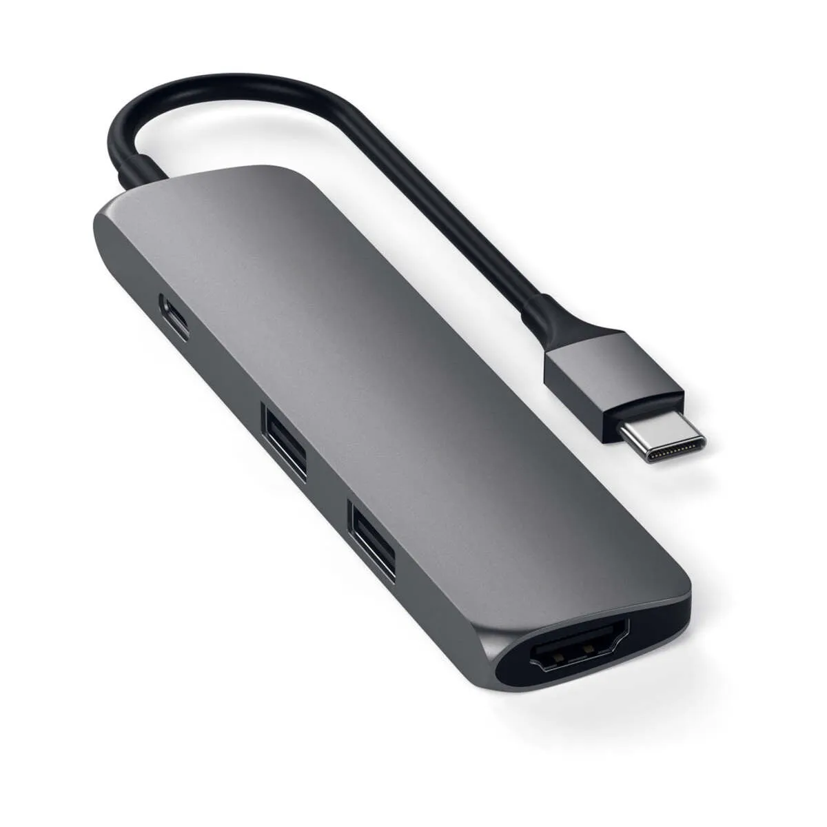 Satechi Slim Type-C MultiPort Adapter - svemirski siva — Satechi Slim Type-C MultiPort Adapter - svemirski siva