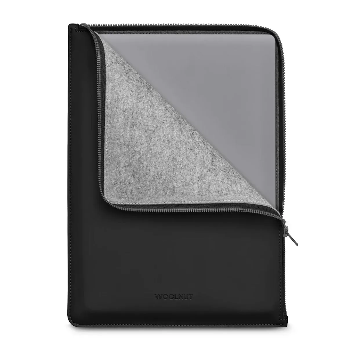 WOOLNUT presvučena futrola za MacBook Pro 14" - crna — WOOLNUT presvučena futrola za MacBook Pro 14" - crna
